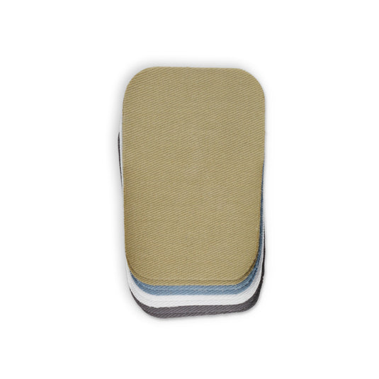 55200-71|Dritz Twill Iron-On Patches, 2" x 3", 8 pc, Light Assorted