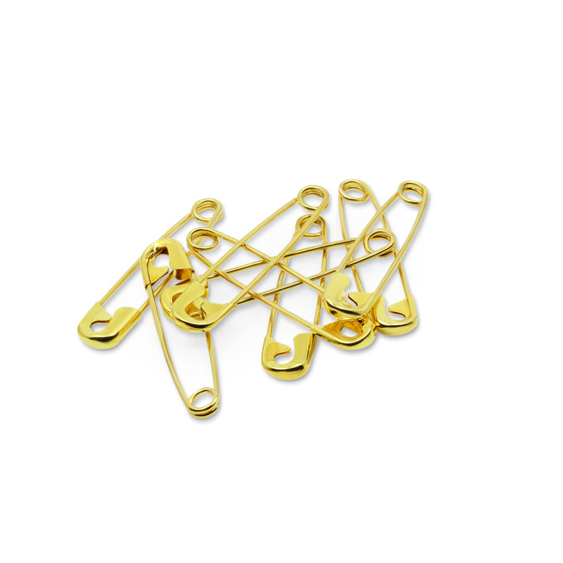 Load image into Gallery viewer, 1465|Dritz 1-1/2" Quilters Brass Safety Pins, Brass, 35 pc