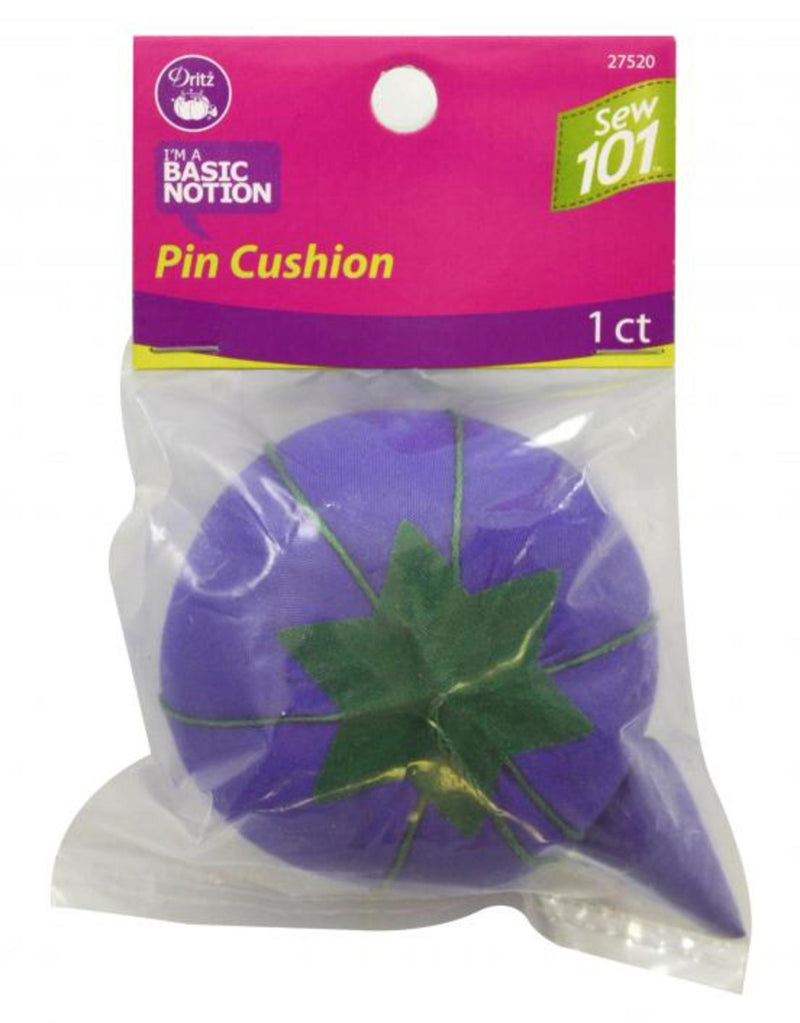 Load image into Gallery viewer, 27520|Dritz Sew 101 Tomato Pin Cushion with Strawberry Emery, 2-3/4", Assorted Colors
