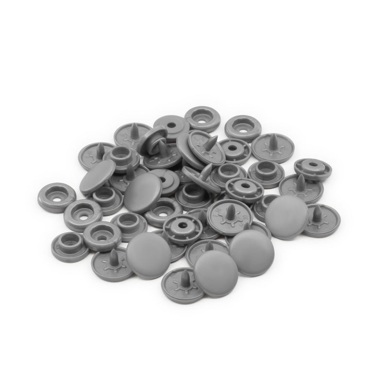 Load image into Gallery viewer, 984-R-65|Dritz Plastic Color Snaps, 12 Sets, Nickel