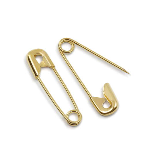 564100|Prym Safety Pins, Gold, Brass