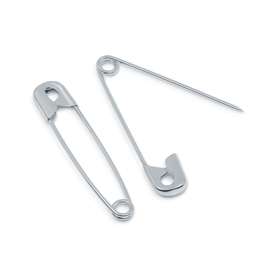 512100|Prym Safety Pins, Silver, Steel