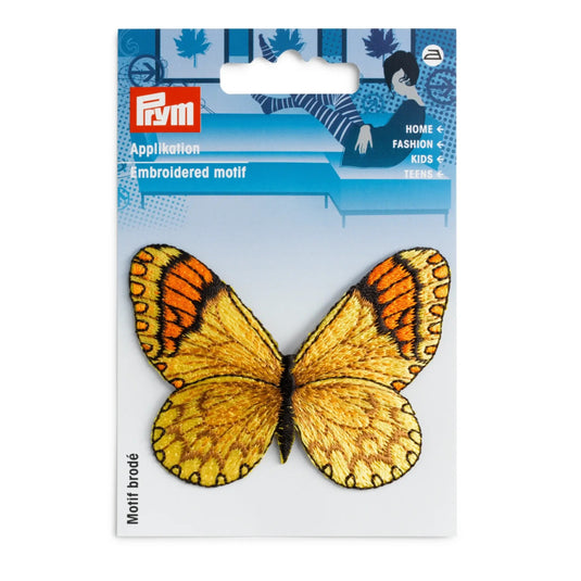 926697|Prym Applique, Yellow Butterfly, 1 pc