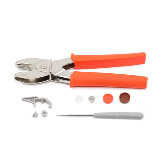 984P|Dritz Plastic Snap Pliers for Size 20 Snaps, Orange