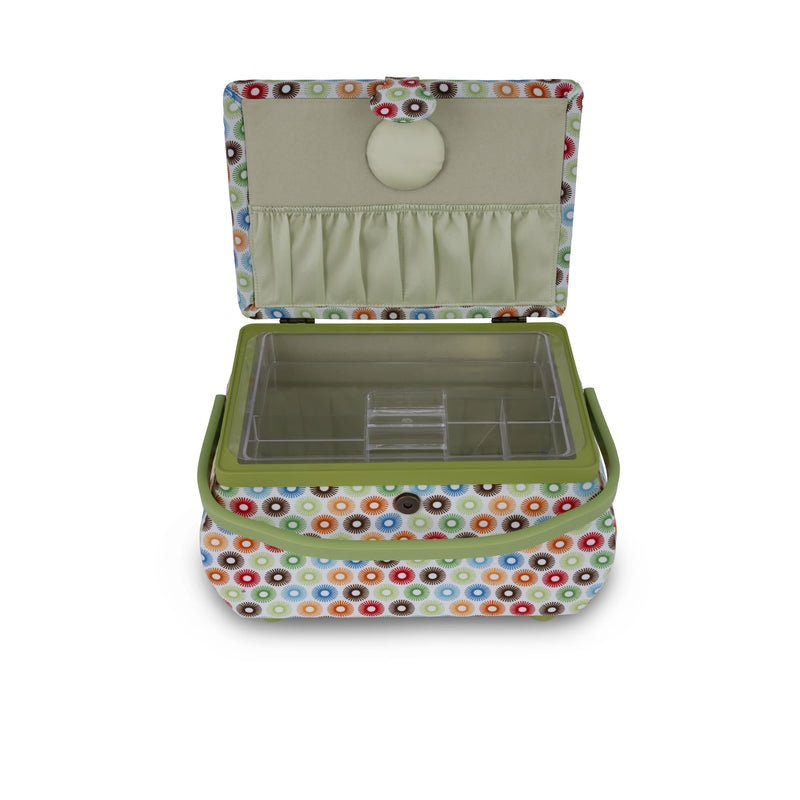 Load image into Gallery viewer, Z10237-211|Dritz Curved Sewing Basket, Large