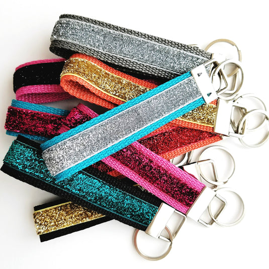 521|Dritz 1" Key Fob Hardware Set - Bonus Pack, Nickel, 5 Sets