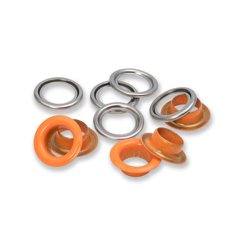 Load image into Gallery viewer, 542546|Prym Eyelets with washers 11 mm Orange 20pc