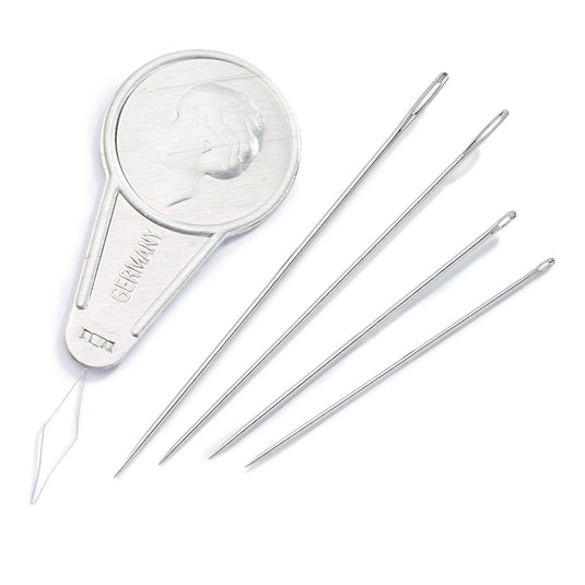 128152|Prym Darning Hand Needles & Threader, Assorted, 19 pc