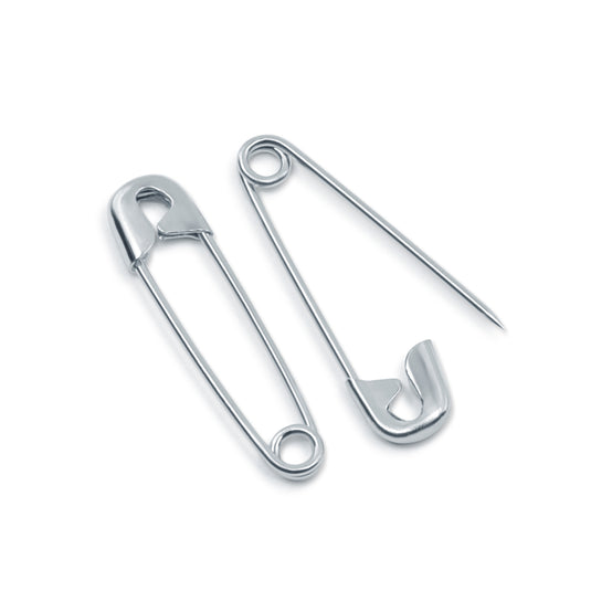 544100|Prym Safety Pins, Silver, Brass