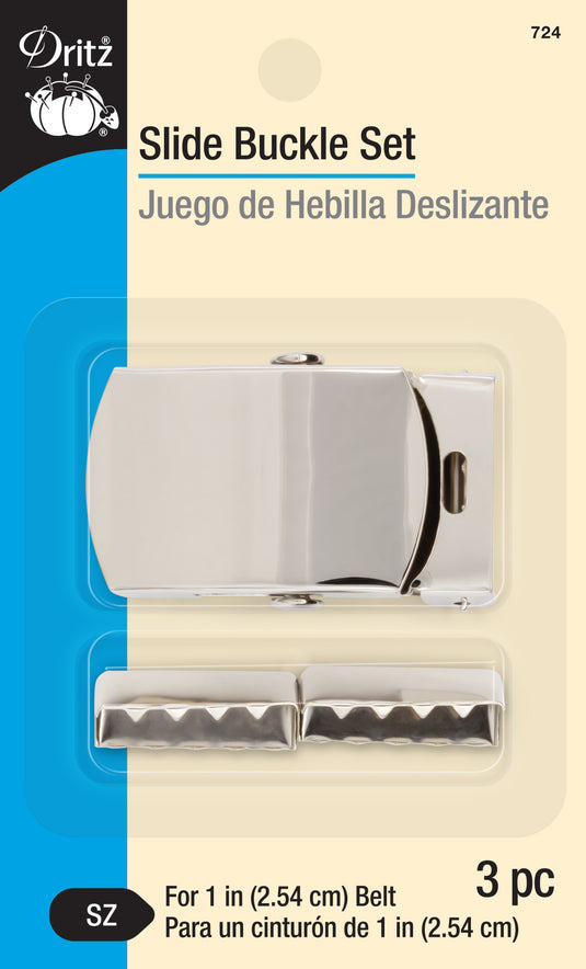 724|Dritz Slide Buckle Set, Nickel