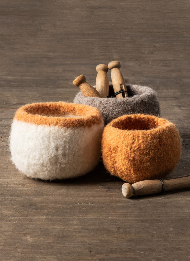 Load image into Gallery viewer, BSF-202307|Blue Sky Fibers Hillman Felted Vessels Pattern, Free PDF Pattern