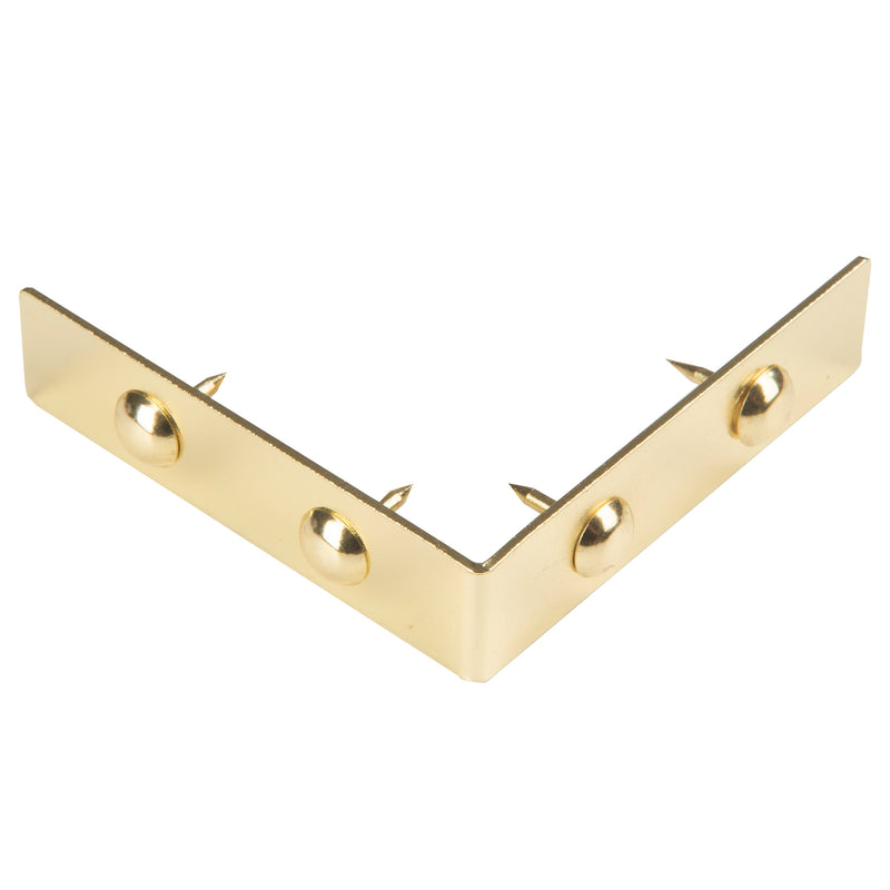 Load image into Gallery viewer, 44790-35|Dritz Smooth Right Angle Corners, Small, Brass, 4 pc