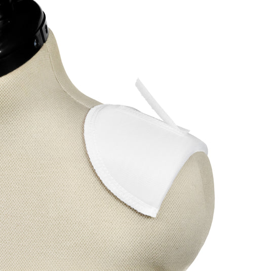53073-9|Dritz 3/8" Covered Set-in Shoulder Pads with Fastener Tape, White