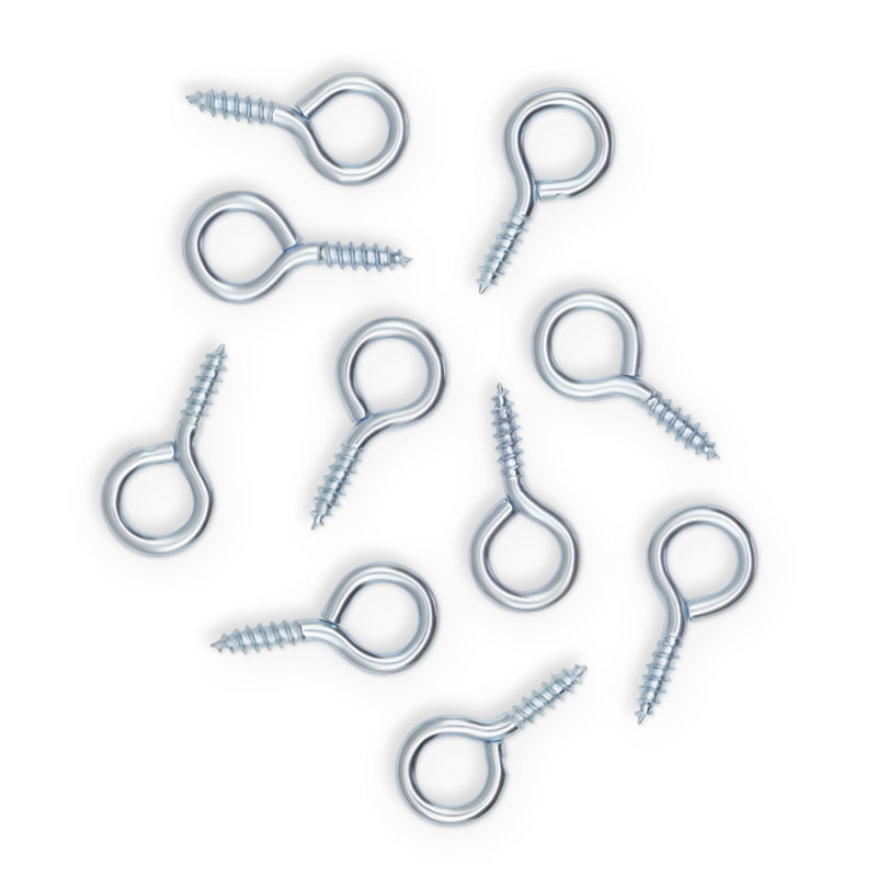 Load image into Gallery viewer, 44349|Dritz 5/16" Screw Eyes, Silver, 12 pc