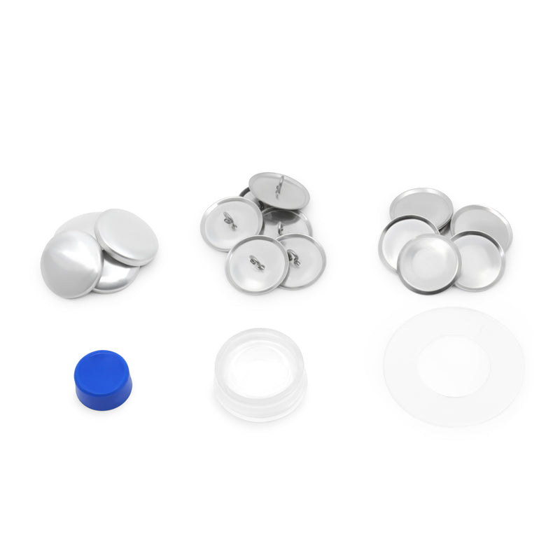 Load image into Gallery viewer, 114-36|Dritz 7/8" Craft Cover Button Kit, 14 Sets, Nickel