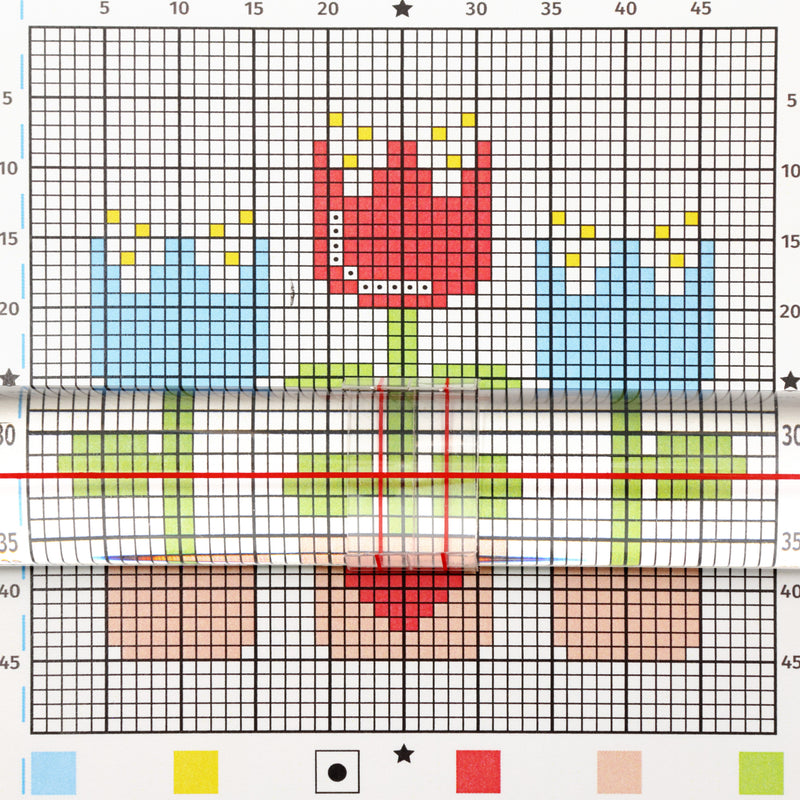 Load image into Gallery viewer, 2004|Dritz Line Magnifier with Sliding Markers