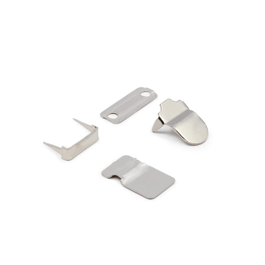 86|Dritz No-Sew Hook & Eye Closures, 4 Sets, Nickel