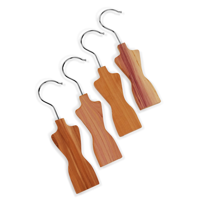 Load image into Gallery viewer, 82661|Dritz Cedar Dressform Hangers, 4 pc
