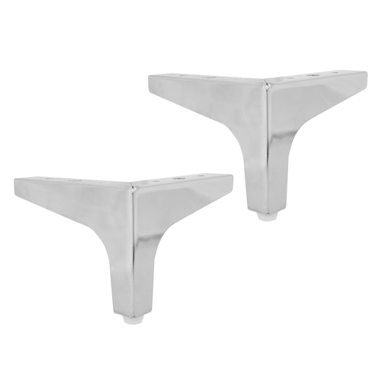 44707-65|Dritz Metal Corner Legs, Nickel, 2 pc