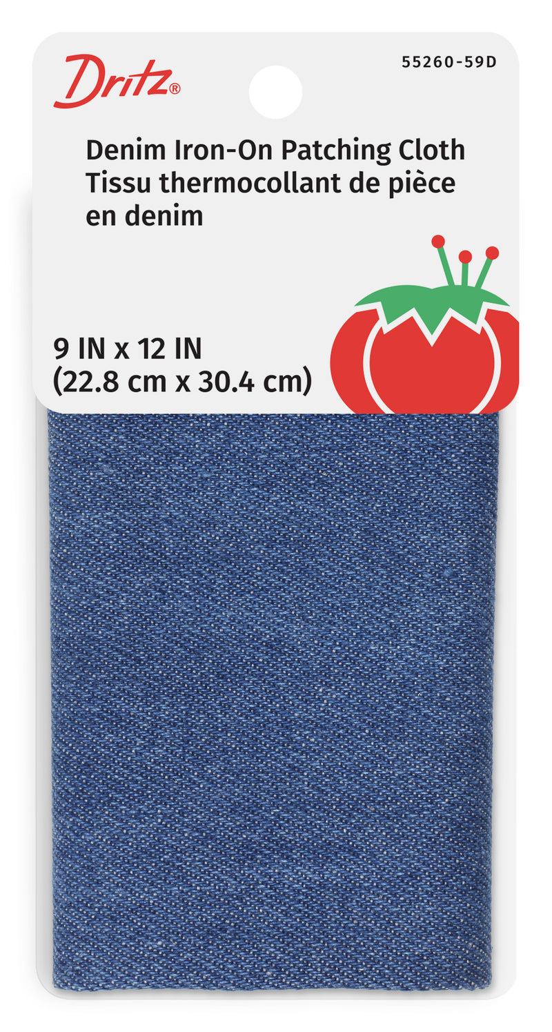 Load image into Gallery viewer, 55260-59D|Dritz Denim Iron-On Patches, 9" x 12", Faded Blue