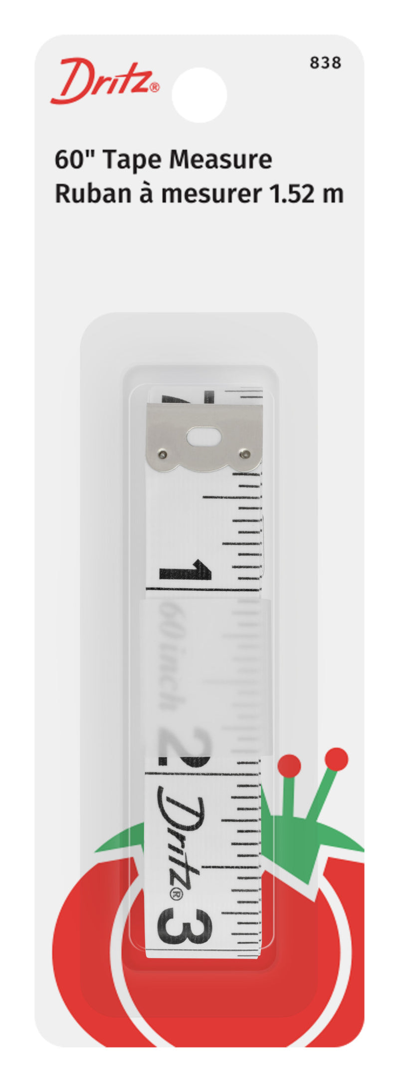 Load image into Gallery viewer, 838|Dritz 60" Tape Measure, White