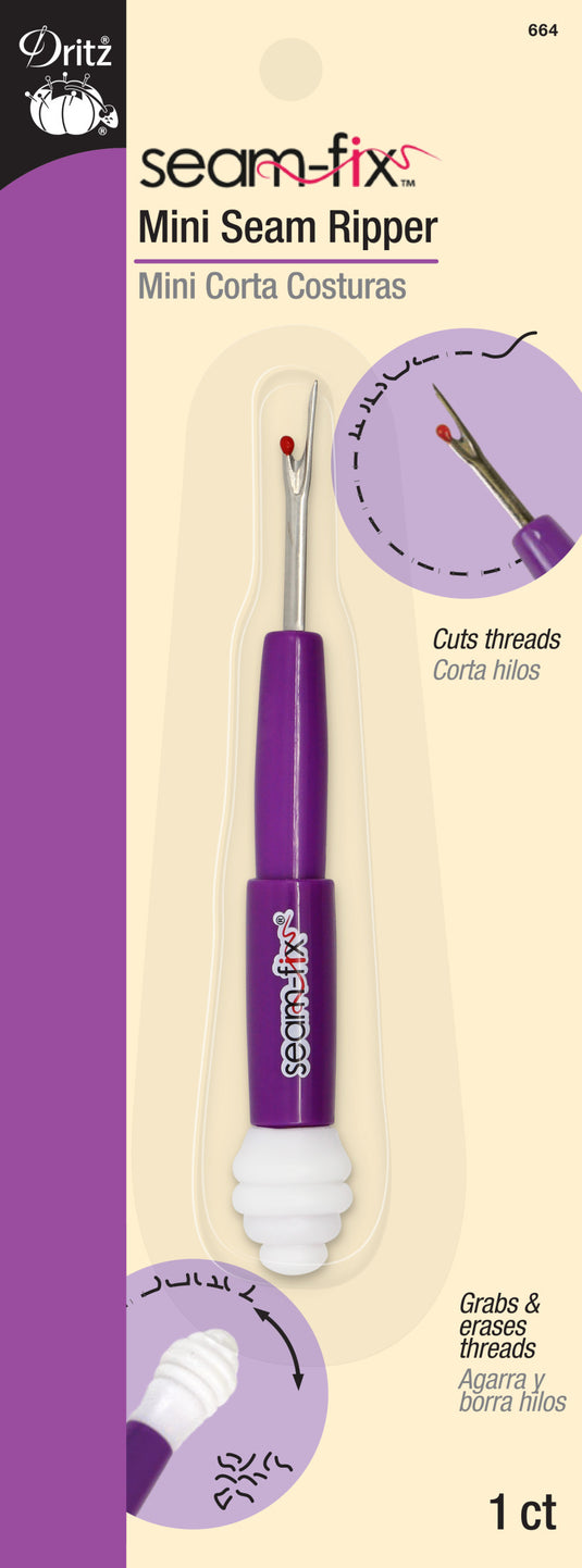 664|Dritz Seam-Fix Mini Seam Ripper