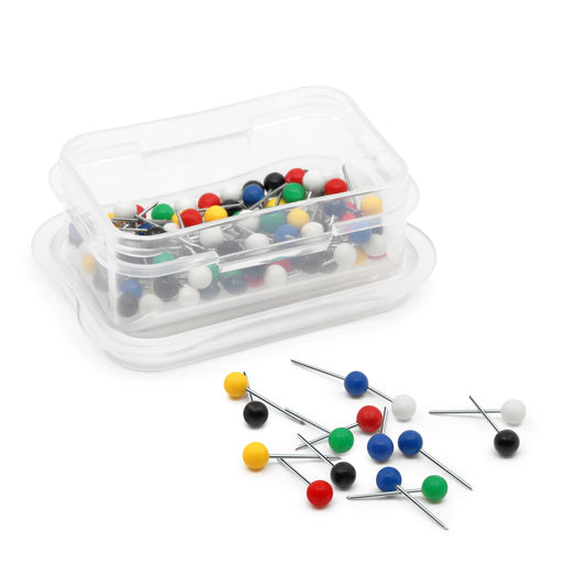 134|Dritz 15mm Map Pins, Assorted, 100 pc
