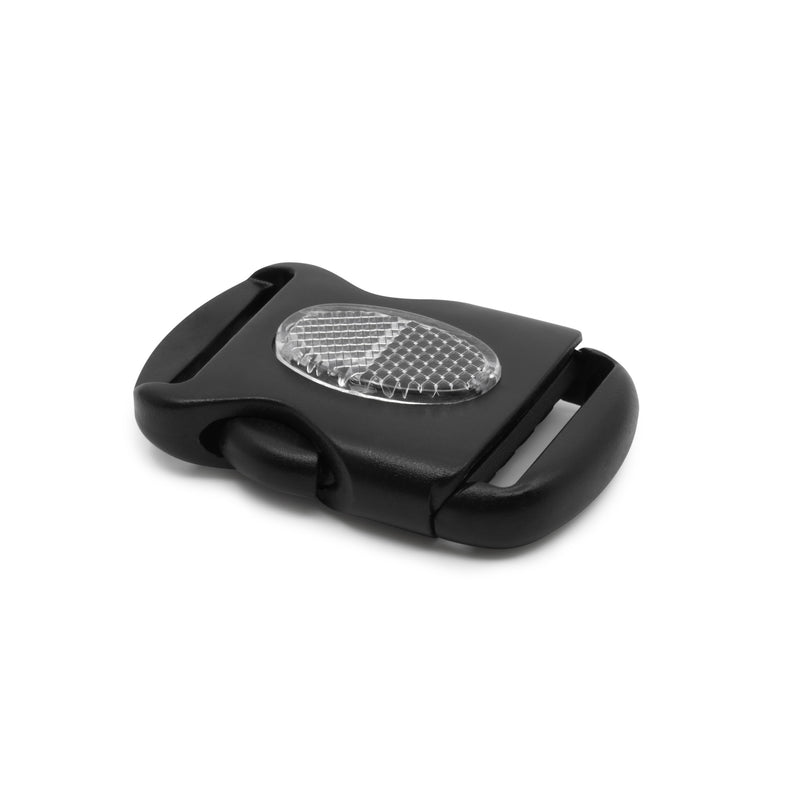 Load image into Gallery viewer, 503|Dritz 1-1/2" Parachute Buckle with Reflective Center, Black