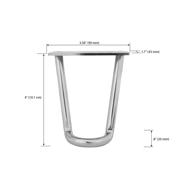Load image into Gallery viewer, 44709-65|Dritz Modern Hairpin Legs, Nickel, 2 pc