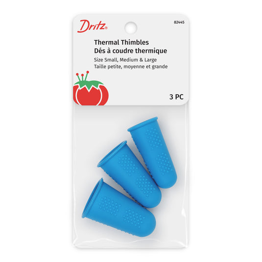 82445|Dritz Thermal Thimbles, Assorted Sizes, 3 pc