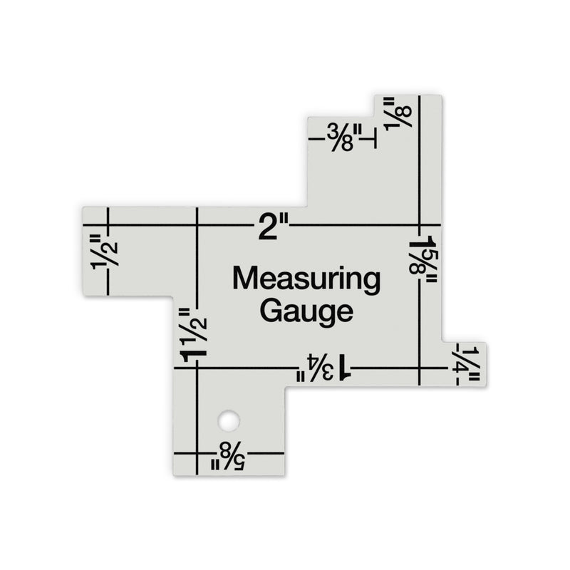 Load image into Gallery viewer, 3100|Dritz Measuring Gauge, 1/8"-2" Markings