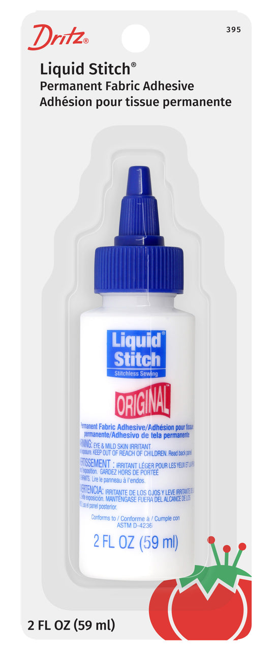395|Dritz Liquid Stitch Permanent Fabric Adhesive, 2 fl. oz.