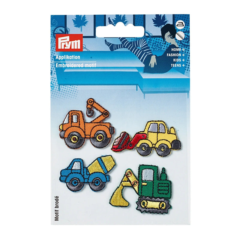 Load image into Gallery viewer, 925427|Prym Applique, Trucks &amp; Tractors, 4 pc