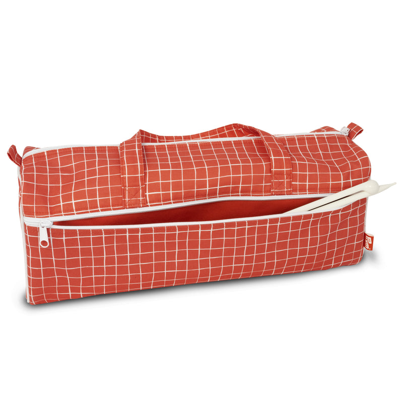 Cargue la imagen en el visor de la galería, 57261|Prym Dachshund Needlework Project Bag &amp; Organizer, Coral