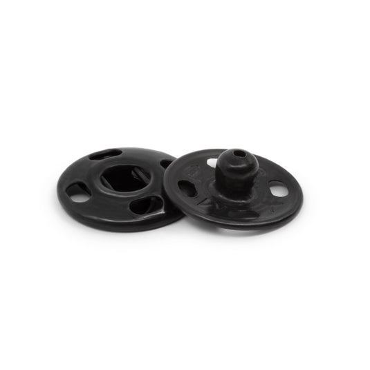 80-3-1|Dritz Sew-On Snaps, 4 Sets, Size 3, Black
