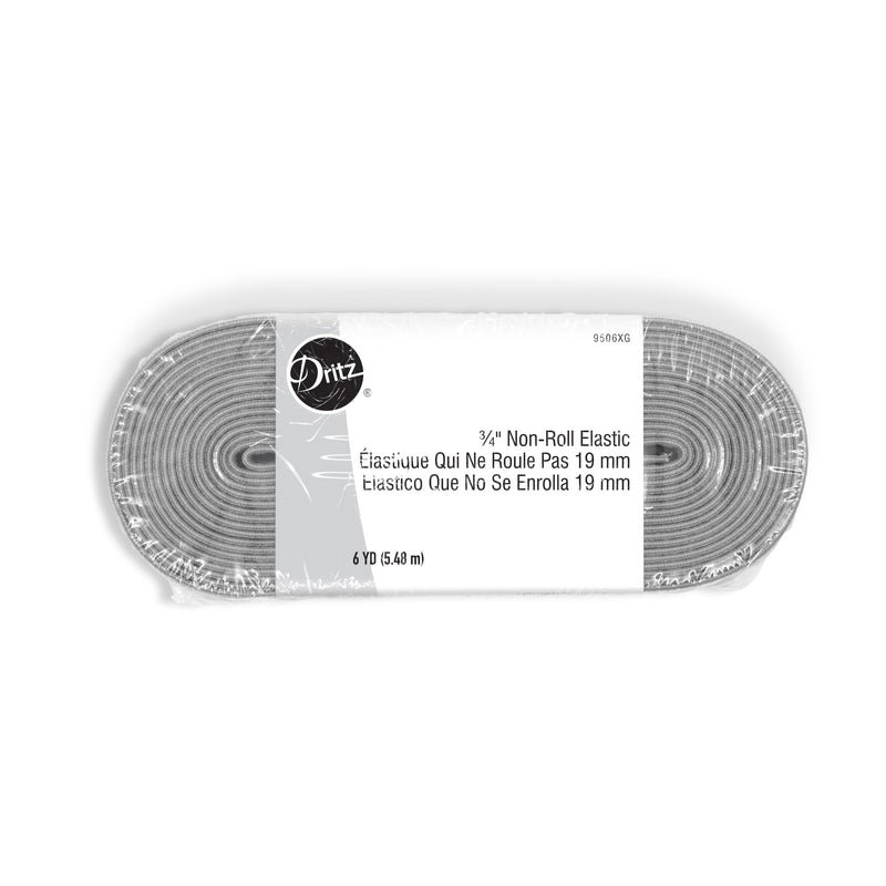Cargue la imagen en el visor de la galería, 9506XG|Dritz 3/4" Non-Roll Elastic, Gray, 6 yd