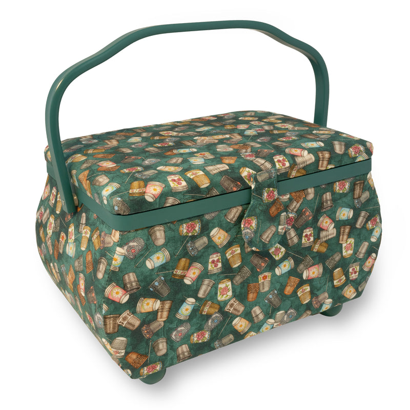 Load image into Gallery viewer, ZC1237F3|Dritz Curved Sewing Basket, Large
