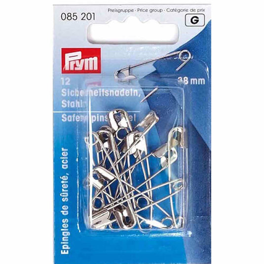 085201|Prym 1-1/2" Safety Pins, 12 pc