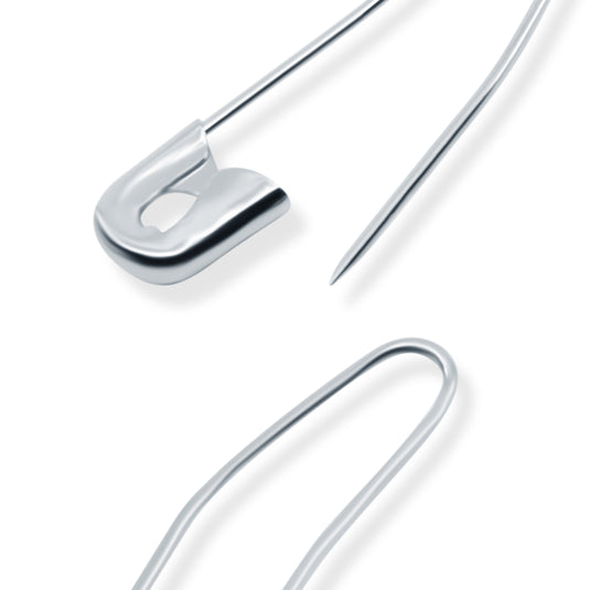 3026|Dritz 1-1/16" Curved Coiless Safety Pins, 50 pc