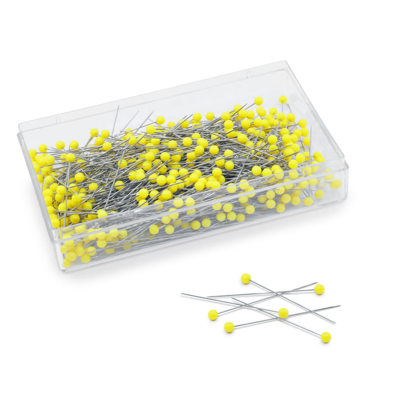 Cargue la imagen en el visor de la galería, 3009|Dritz 1-3/4" Quilting Pins, 500 Count, Yellow