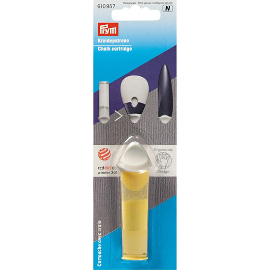 610957|Prym Ergonomic Chalk Cartridge, Yellow