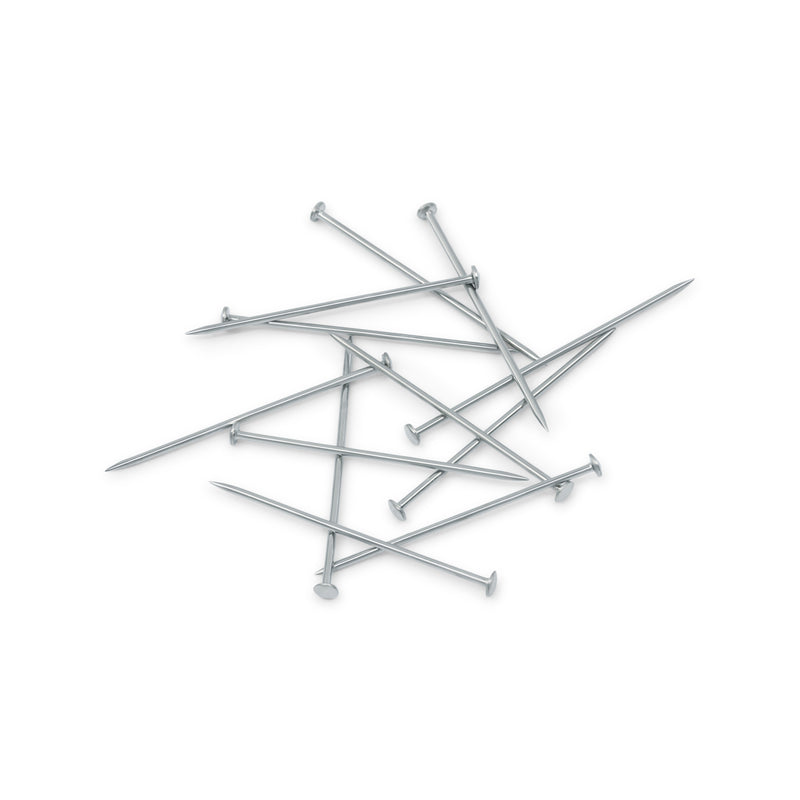 Cargue la imagen en el visor de la galería, 110600|Prym Extra-Fine Pleating Pins, Size 12, Nickel, 1 lb
