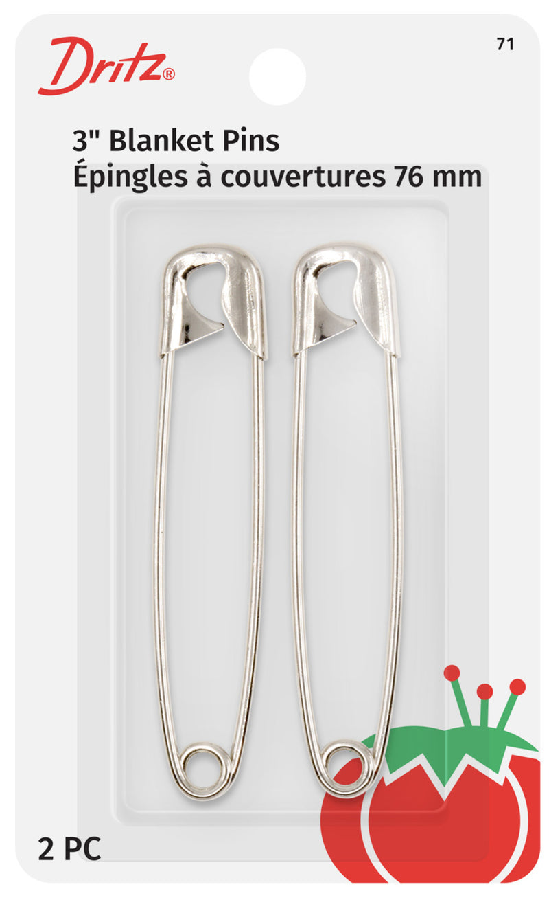 Chargez l'image dans la visionneuse de la galerie, 71|Dritz 3" Blanket Pins, Nickel, 2 pc