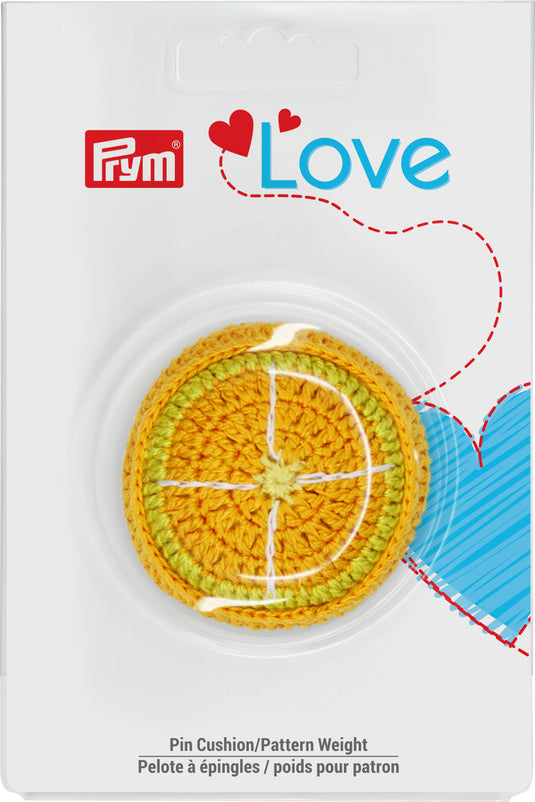 60114|Prym Orange Pin Cushion & Pattern Weight