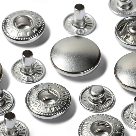 390321|Prym ANORAK 15 mm refill silver 10pc