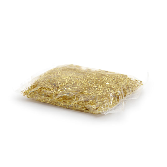 560100|Prym Safety Pins, Gold, Brass