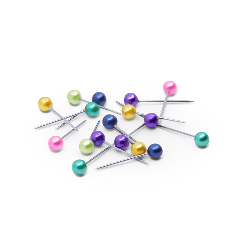 Load image into Gallery viewer, 208|Dritz 3/4" Petite Pearlized Pins, Assorted, 100 pc