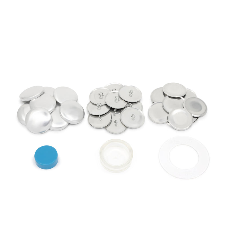 Load image into Gallery viewer, 114-45|Dritz 1-1/8" Craft Cover Button Kit, 10 Sets, Nickel