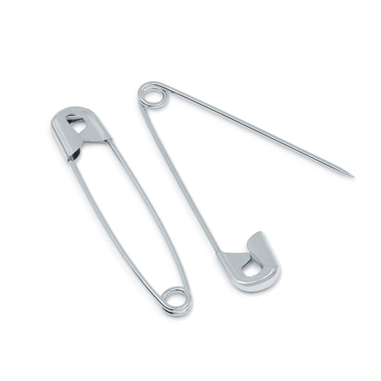 513100|Prym Safety Pins, Silver, Steel