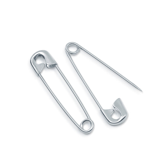 540100|Prym Safety Pins, Silver, Brass